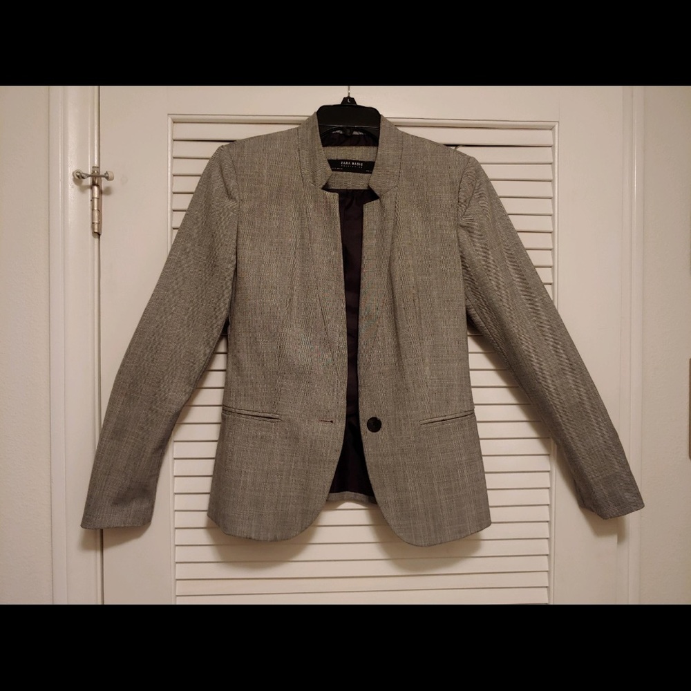 Tan blazer jacket